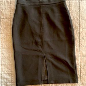 Black pencil skirt